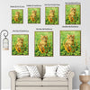 Cute Kitten Shamrock St Patrick Canvas Print