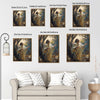 Inspirational Jesus Prayer Canvas Wall Art, Jesus With Open Uplifted Hands Garden Vintage Oil‑Style Religious Poster