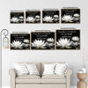 Every Day Is A New Beginning Framed Wall Art White Lotus Motivational Zen Print