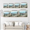 Nautical Vintage Boat Seagull Beach Quote Wall Canvas Art