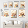 Sleeping Bunny Easter Canvas Wall Art