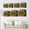 Vintage Country Sheep Farm Landscape Framed Wall Art Print