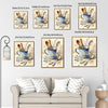 Vintage Enamel Mug Kitchen Wall Art