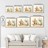 Farmhouse Eucalyptus Kitchen Still Life Canvas, Watercolor Rustic Wall Decor