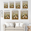 Easter Eggs Daffodil Canvas Wall Print
