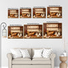 This Kitchen Offers Food Love and Joy Farmhouse Canvas Wall Art