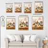 Rustic Bless This Kitchen Country Wall Decor Canvas Print