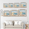 Coastal Sea Turtle "Every Day Is A New Beginning" Window View Wall Art