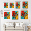Colorful Herb & Spice Spoon Kitchen Wall Decor Canvas Print