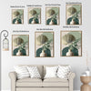 Boho Sage Green Eucalyptus 3 Panel Botanical Wall Art