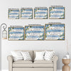I Can Only Imagine Framed Wall Art Hummingbird Floral Christian Hymn Print
