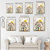 Lop Ear Rabbit Sunflower Pastel Easter Eggs Butterfly Floral Canvas Wall Art