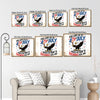 You Look Like The 4th Of July Bald Eagle Canvas Wall Art, Funny Patriotic Eagle Fireworks Canvas Print, Retro Distressed Independence Day Farmhouse Decor