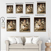 Baby Rabbit Easter Egg Shell Daisies Dandelions Canvas Wall Art