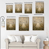 Vintage Ghost Wildflower Meadow Butterfly Halloween Framed Wall Art Print