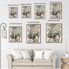 Just Breathe Hummingbird White Daisy Rustic Framed Wall Art