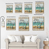 Jesus Is The Anchor Of My Soul Framed Wall Art Nautical Christian Bible Verse Print
