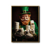 St Patrick's Day Leprechaun Bathroom Canvas Print