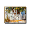 Rustic Orange Tree Watercolor Canvas Wall Art