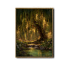 Mystical Enchanted Forest Willow Tree Canvas Wall Art Fairy Nature Home Decor