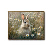 Wild Rabbit Daisy Meadow Canvas Wall Art