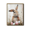 Bunny Dandelion Easter Egg Canvas Print