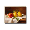 Classic Apple Pear Still Life Fruit Wall Decor Canvas Print