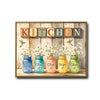 Rustic Mason Jar Kitchen Wall Art
