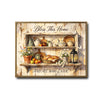 Bless This Home Farmhouse Canvas Wall Art