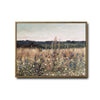 Vintage Wildflower Meadow Landscape Framed Wall Art Print