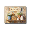 Peace Hope Faith Love Daisy Farmhouse Kitchen Canvas Wall Art