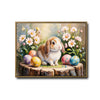 Cute Lop‑Eared Bunny Easter Canvas Wall Art