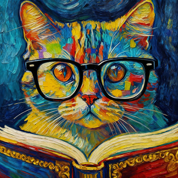 Cat Reading