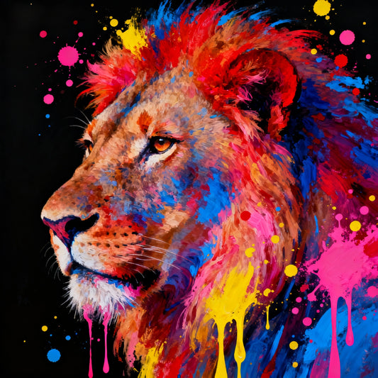 Colorful Lion