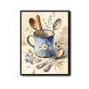 Vintage Enamel Mug Kitchen Wall Art