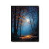 Night Autumn Forest Full Moon Canvas Wall Art Mystical Landscape Home Decor