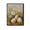 Easter Eggs Daffodil Canvas Wall Print