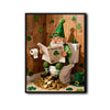 Gnome On Toilet St Patrick's Canvas Print