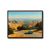 Vintage Convertible Car Road Trip Canvas Wall Art