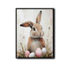 Bunny Dandelion Easter Egg Canvas Print