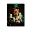 St Patrick's Day Leprechaun Bathroom Canvas Print