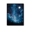 Milky Way Starry Night Sky Canvas Wall Art Watercolor Celestial Home Decor