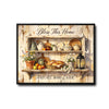 Bless This Home Farmhouse Canvas Wall Art