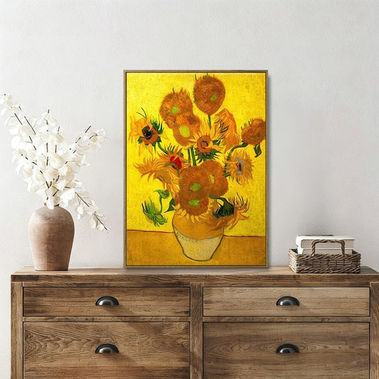 Vincent Van Gogh Famous Oil Painting Floral Prints Flower Pictures Framed