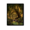 Mystical Enchanted Forest Willow Tree Canvas Wall Art Fairy Nature Home Decor
