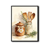 Vintage Jar Kitchen Wall Art