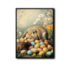 Lop Ear Bunny Easter Basket Canvas Print
