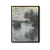 Vintage Monet River Scene Canvas Wall Art