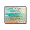 Lord's Prayer Framed Wall Art Beach Ocean Seaside Christian Scripture Print