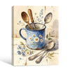 Vintage Enamel Mug Kitchen Wall Art
